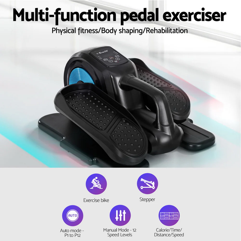 Everfit Pedal Exerciser Mini Exercise Bike Elliptical Cross Trainer - Image 5