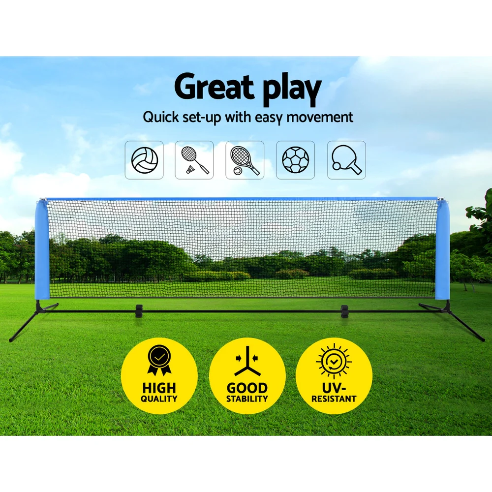 Everfit 3m Badminton Tennis Net Portable Volleyball Kit Adjustable Height - Image 3