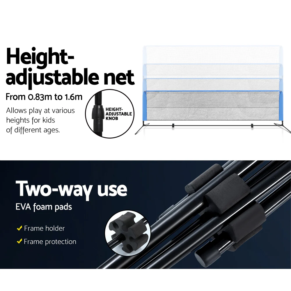 Everfit 4m Badminton Tennis Net Portable Volleyball Kit Adjustable Height - Image 4