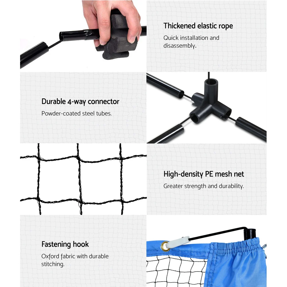 Everfit 4m Badminton Tennis Net Portable Volleyball Kit Adjustable Height - Image 6