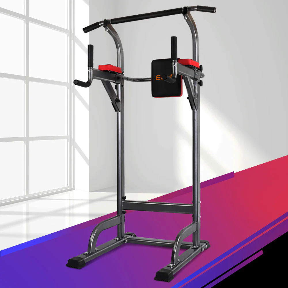 Everfit Weight Bench Chin Up Tower Bench Press Home Gym Wokout 200kg Capacity - Image 7