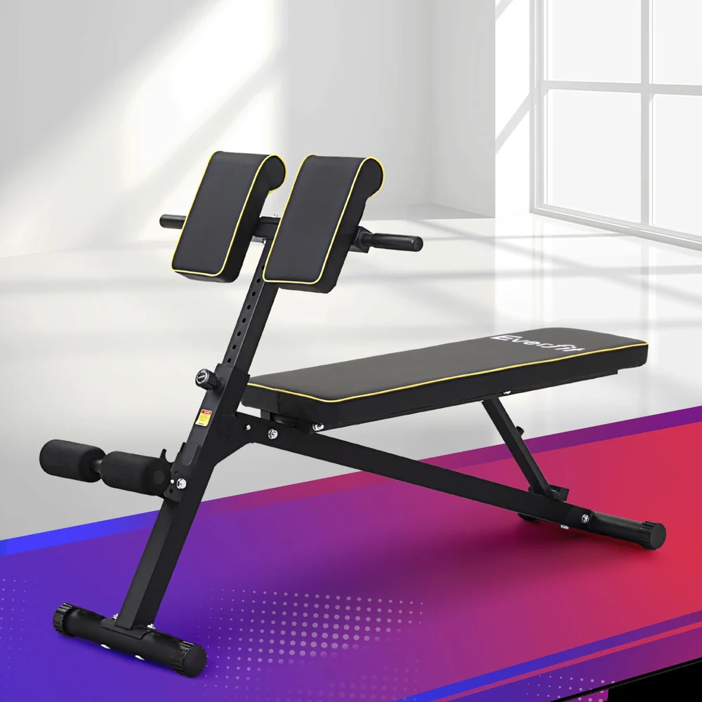 Everfit Roman Chair Adjustable Weight Bench Strength Training Preacher Curls - Image 2