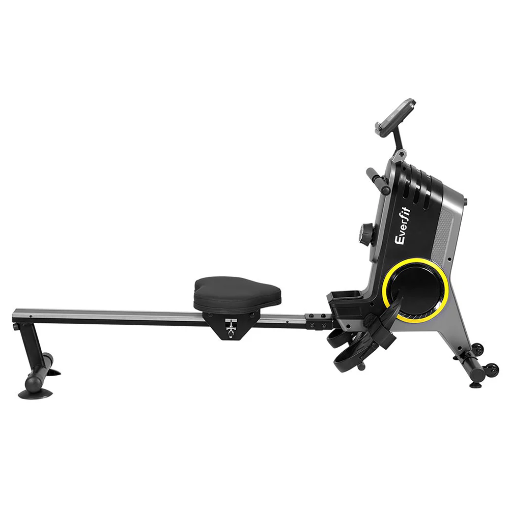 Everfit Rowing Machine 12 Levels Magnetic Rower Fitness Gym Cardio Workout - Image 4