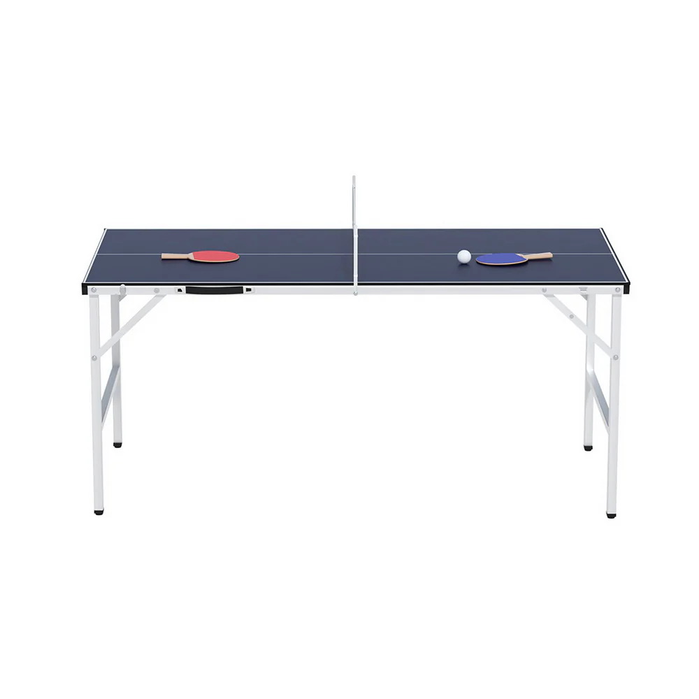 Everfit Table Tennis Ping Pong Table Portable Foldable Family Game Home Indoor - Image 4