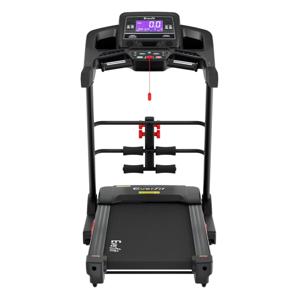 Everfit Treadmill Electric Home Gym Fitness Exercise Machine w/ Sit Up Bar 480mm-Black, red - Image 3