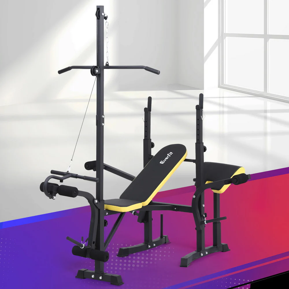 Everfit  Weight Bench 14in1 Press Multi-Station Fitness Home Gym Equipment - Image 7