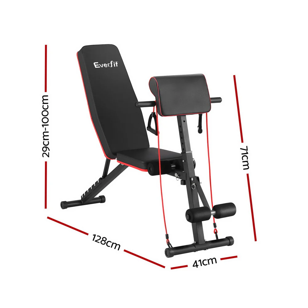 Everfit Weight Bench Adjustable Preacher Curl Bench Press Dumbbell Stool 260kg - Image 3