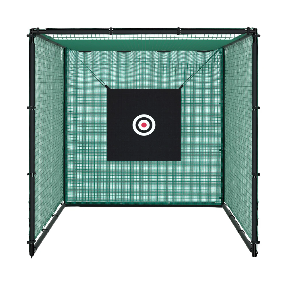 Everfit 3m Golf Practice Net Hitting Cage with Steel Frame Baseball Training - Image 3