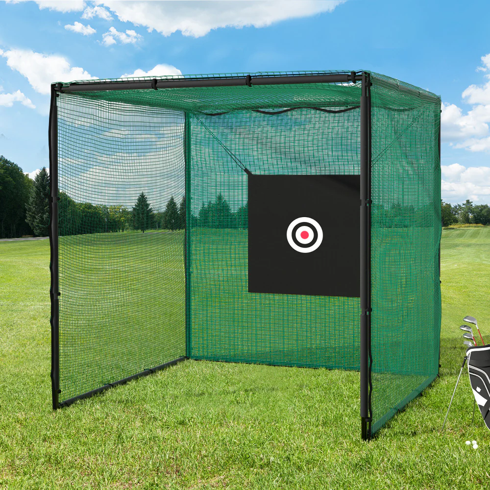 Everfit 3m Golf Practice Net Hitting Cage with Steel Frame Baseball Training - Image 5